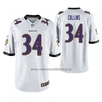 Camiseta NFL Game Baltimore Ravens Alex Collins Blanco