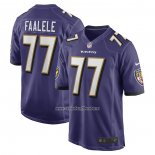Camiseta NFL Game Baltimore Ravens Daniel Faalele Violeta