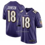 Camiseta NFL Game Baltimore Ravens Diontae Johnson Violeta