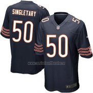 Camiseta NFL Game Chicago Bears Singletary Blanco Negro