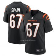 Camiseta NFL Game Cincinnati Bengals Quinton Spain Negro