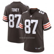 Camiseta NFL Game Cleveland Browns Kadarius Toney Marron