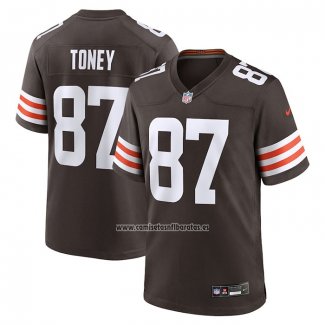 Camiseta NFL Game Cleveland Browns Kadarius Toney Marron
