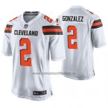 Camiseta NFL Game Cleveland Browns Zane Gonzalez Blanco