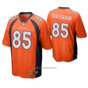 Camiseta NFL Game Denver Broncos 85 Albert Okwuegbunam Naranja