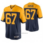 Camiseta NFL Game Green Bay Packers 67 Jake Hanson 2020 Alterno Azul