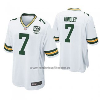 Camiseta NFL Game Green Bay Packers Brett Hundley Blanco 100th Anniversary