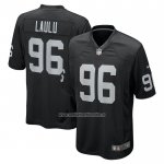 Camiseta NFL Game Las Vegas Raiders Jonah Laulu Negro