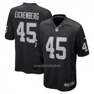 Camiseta NFL Game Las Vegas Raiders Tommy Eichenberg Negro