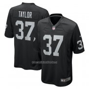 Camiseta NFL Game Las Vegas Raiders Trey Taylor Negro