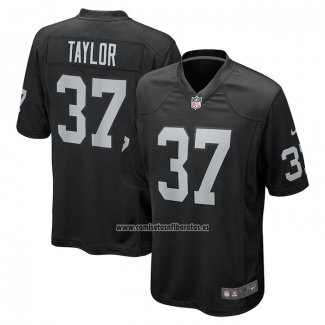Camiseta NFL Game Las Vegas Raiders Trey Taylor Negro