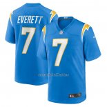 Camiseta NFL Game Los Angeles Chargers Gerald Everett 7 Azul