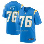 Camiseta NFL Game Los Angeles Chargers Joe Alt 2024 NFL Draft First Round Pick Azul2