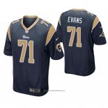Camiseta NFL Game Los Angeles Rams Bobby Evans Azul2