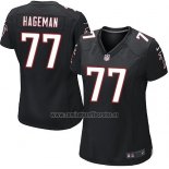 Camiseta NFL Game Mujer Atlanta Falcons Hageman Negro