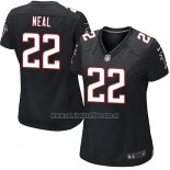 Camiseta NFL Game Mujer Atlanta Falcons Neal Negro