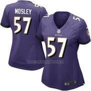 Camiseta NFL Game Mujer Baltimore Ravens Mosley Violeta
