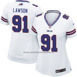 Camiseta NFL Game Mujer Buffalo Bills Lawson Blanco