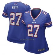 Camiseta NFL Game Mujer Buffalo Bills Tredavious White Azul