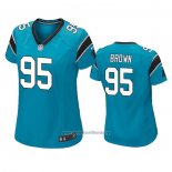 Camiseta NFL Game Mujer Carolina Panthers Derrick Brown Azul