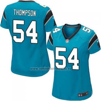 Camiseta NFL Game Mujer Carolina Panthers Thompson Azul