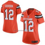 Camiseta NFL Game Mujer Cleveland Browns Gordon Naranja