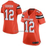 Camiseta NFL Game Mujer Cleveland Browns Gordon Naranja