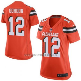 Camiseta NFL Game Mujer Cleveland Browns Gordon Naranja