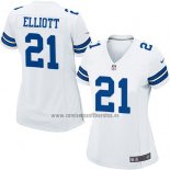 Camiseta NFL Game Mujer Dallas Cowboys Elliott Blanco