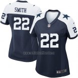 Camiseta NFL Game Mujer Dallas Cowboys Smith Azul Blanco