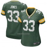 Camiseta NFL Game Mujer Green Bay Packers Aaron Jones Verde