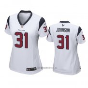 Camiseta NFL Game Mujer Houston Texans David Johnson Blanco