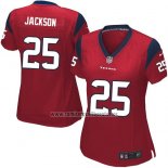 Camiseta NFL Game Mujer Houston Texans Jackson Rojo