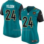 Camiseta NFL Game Mujer Jacksonville Jaguars Yeldon Azul