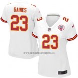 Camiseta NFL Game Mujer Kansas City Chiefs Gaines Blanco