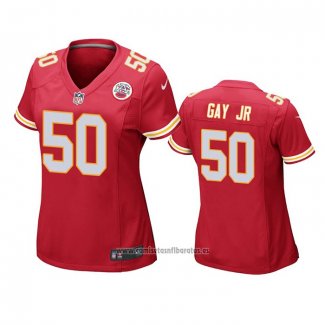 Camiseta NFL Game Mujer Kansas City Chiefs Willie Gay Jr. Rojo