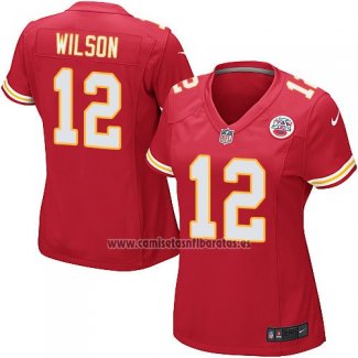 Camiseta NFL Game Mujer Kansas City Chiefs Wilson Rojo