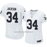 Camiseta NFL Game Mujer Las Vegas Raiders Jackson Blanco