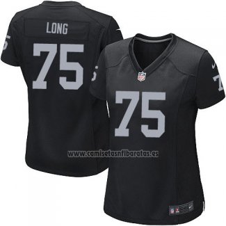 Camiseta NFL Game Mujer Las Vegas Raiders Long Negro