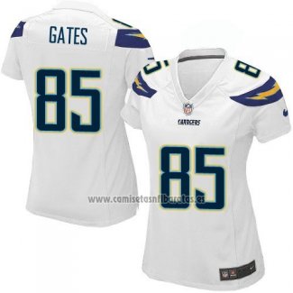 Camiseta NFL Game Mujer Los Angeles Chargers Gates Blanco