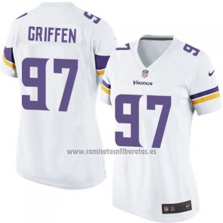 Camiseta NFL Game Mujer Minnesota Vikings Griffen Blanco