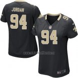 Camiseta NFL Game Mujer New Orleans Saints Jordan Negro