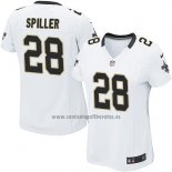 Camiseta NFL Game Mujer New Orleans Saints Spiller Blanco