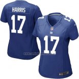 Camiseta NFL Game Mujer New York Giants Harris Azul