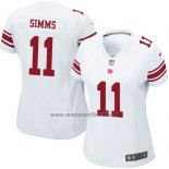 Camiseta NFL Game Mujer New York Giants Simms Blanco