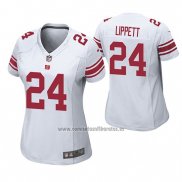 Camiseta NFL Game Mujer New York Giants Tony Lippett Blanco