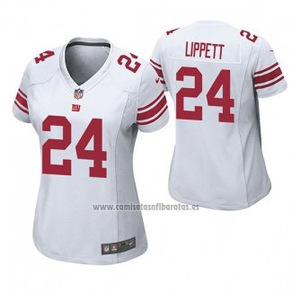 Camiseta NFL Game Mujer New York Giants Tony Lippett Blanco