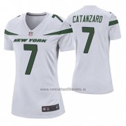 Camiseta NFL Game Mujer New York Jets Chandler Catanzaro Blanco