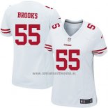Camiseta NFL Game Mujer San Francisco 49ers Brooks Blanco