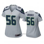 Camiseta NFL Game Mujer Seattle Seahawks Jordyn Brooks Gris